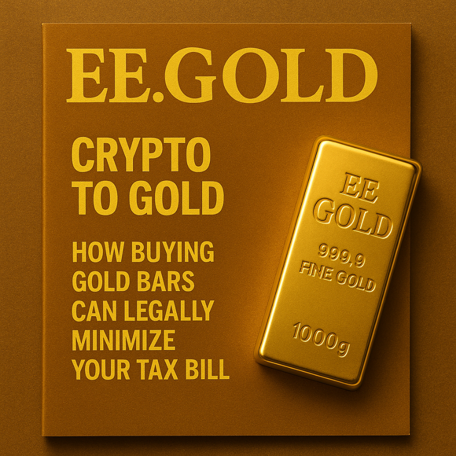 Crypto to Gold: How Buying Gold Bars Can Legally Minimize Your Tax Bill